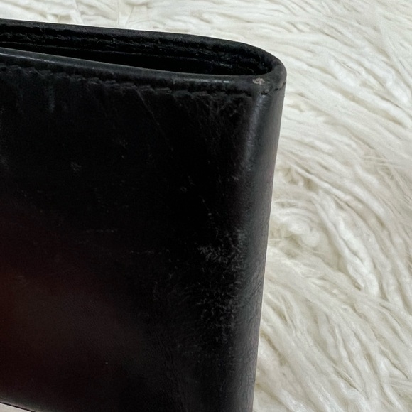 Dunhill Black Bifold Leather Compact Wallet - Picture 5 of 14